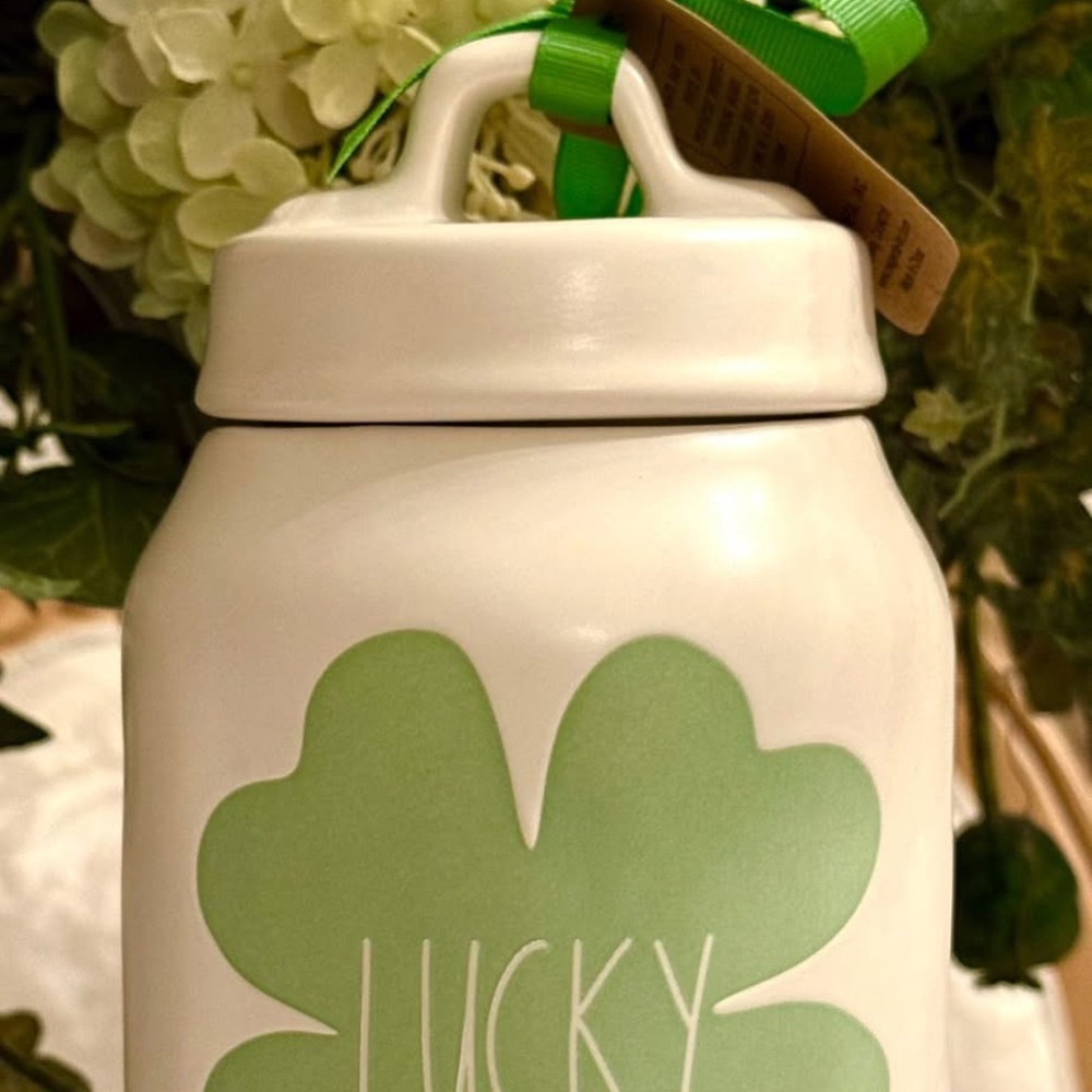Rae Dunn “Lucky” Accessories Decor Jar - Picture 3 of 5